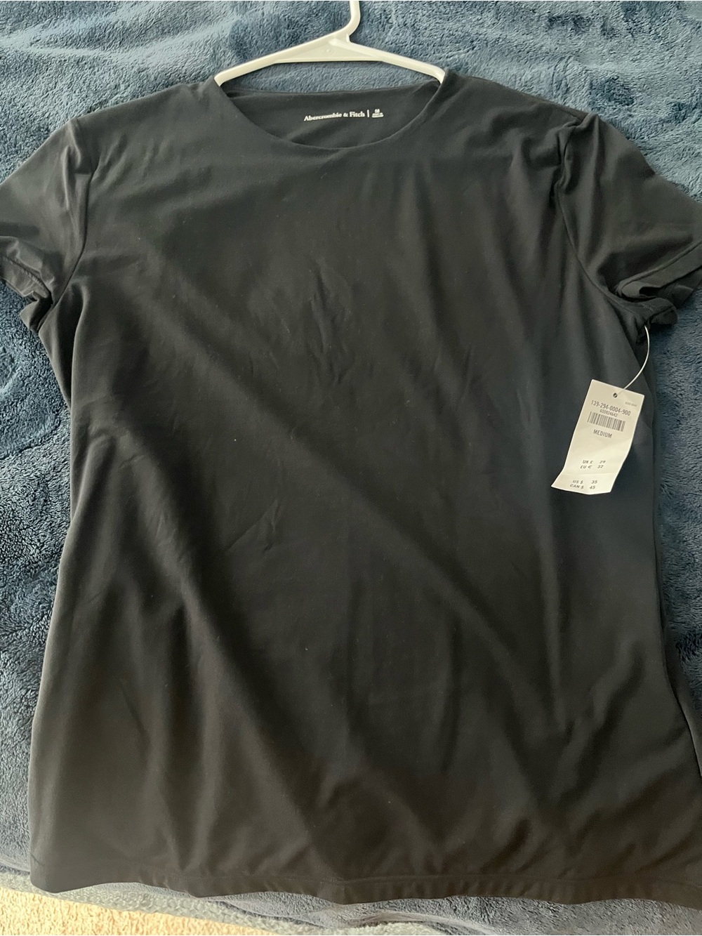 Abercrombie & Fitch Black Crew Neck Tee